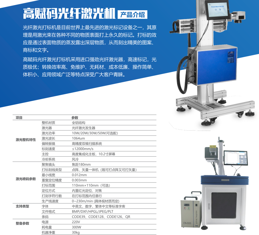 高賦碼光纖激光機 醫療器械唯一標識UDI打碼設備之一